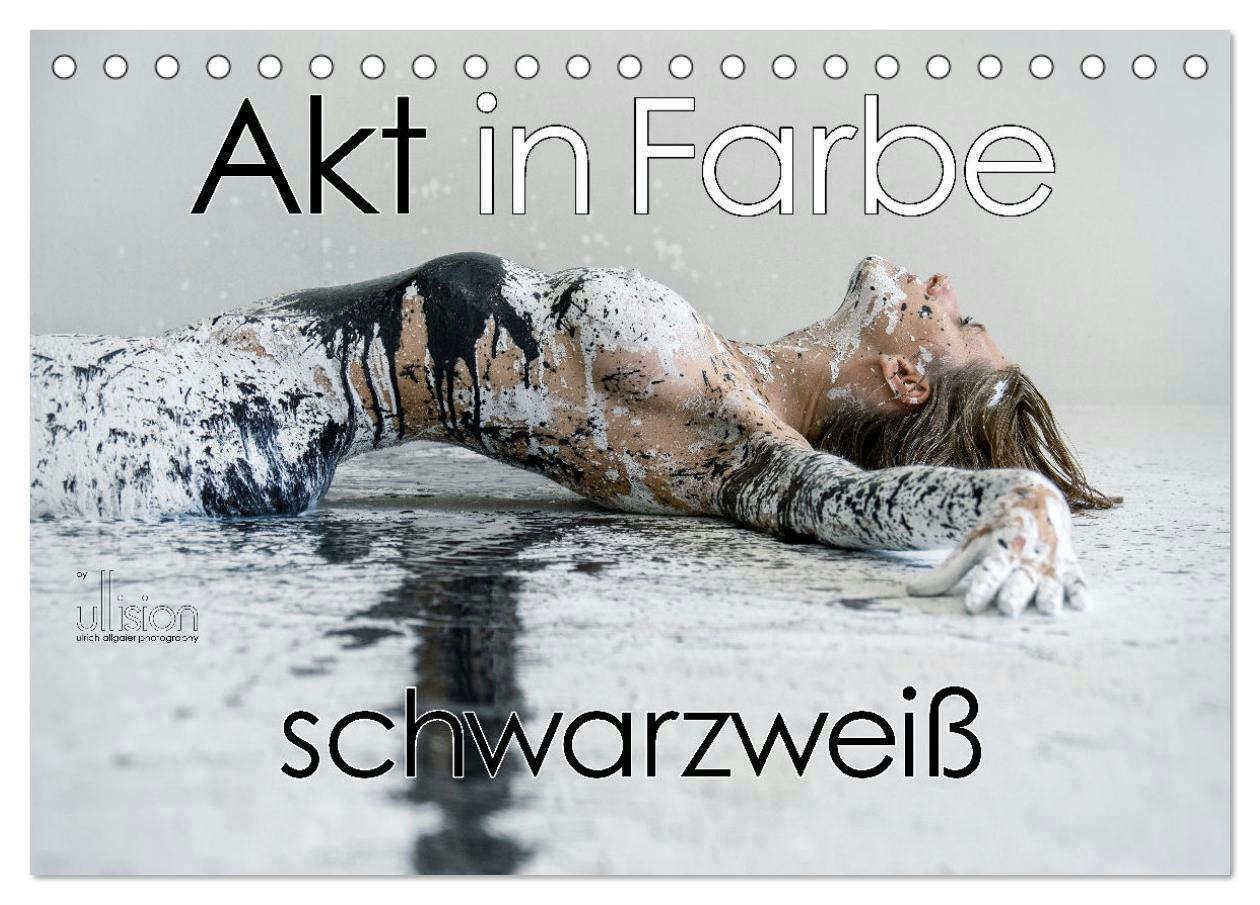 Cover: 9783383754395 | Akt in Farbe ¿ schwarzweiß (Tischkalender 2024 DIN A5 quer),...