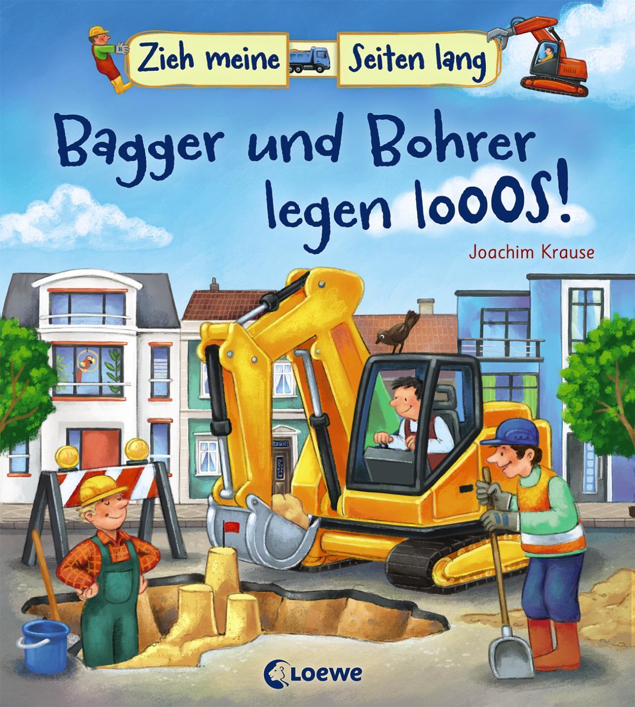 Cover: 9783785582077 | Zieh meine Seiten lang - Bagger und Bohrer legen los! | Baustelle