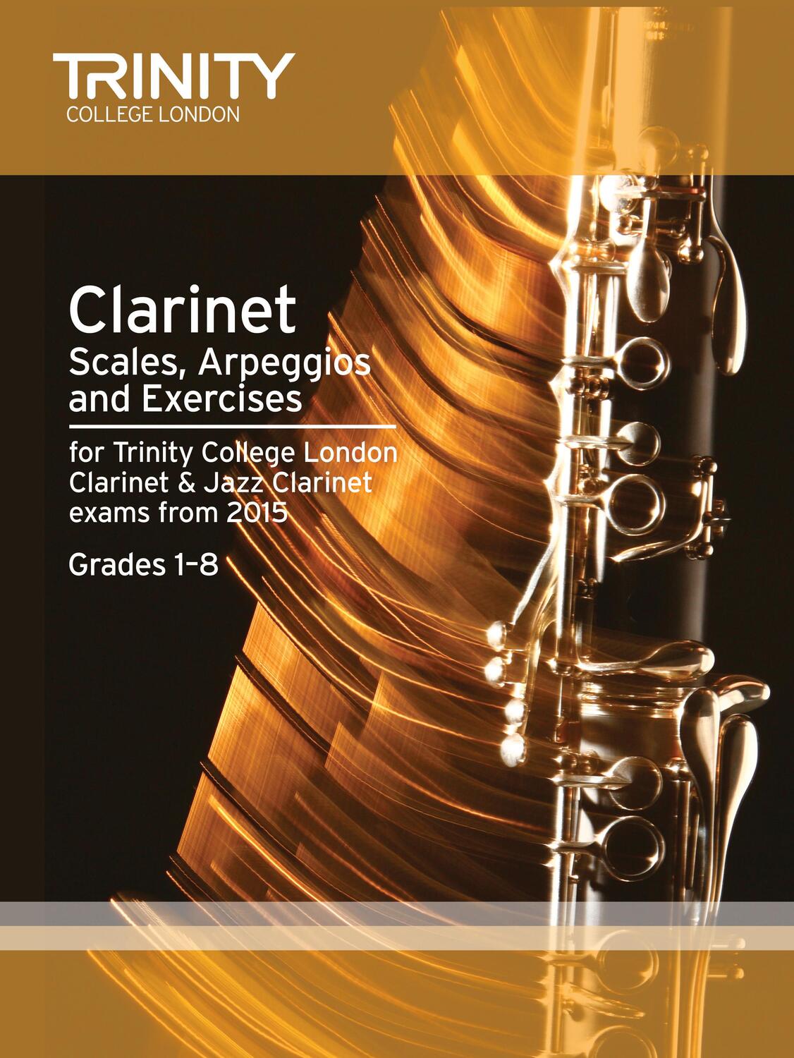 Cover: 9780857363824 | Clarinet &amp; Jazz Clarinet Scales, Arpeggios | Grades 1-8 from 2015