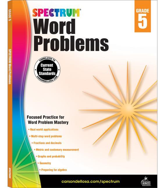 Cover: 9781624427312 | Word Problems, Grade 5 | Volume 78 | Spectrum | Taschenbuch | Englisch