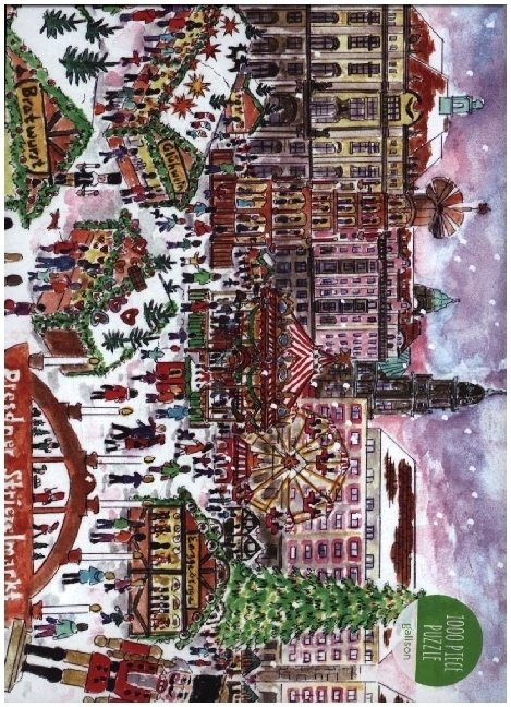 Cover: 9780735366763 | Michael Storrings Christmas Market 1000 Piece Puzzle | Galison (u. a.)