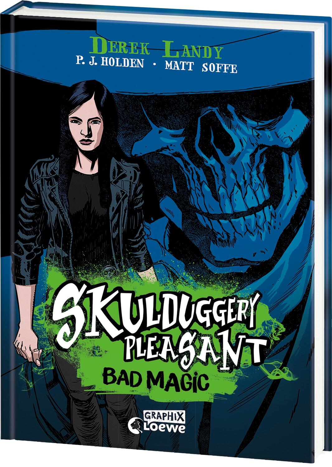 Cover: 9783743218314 | Skulduggery Pleasant (Graphic-Novel-Reihe, Band 1) - Bad Magic | Landy