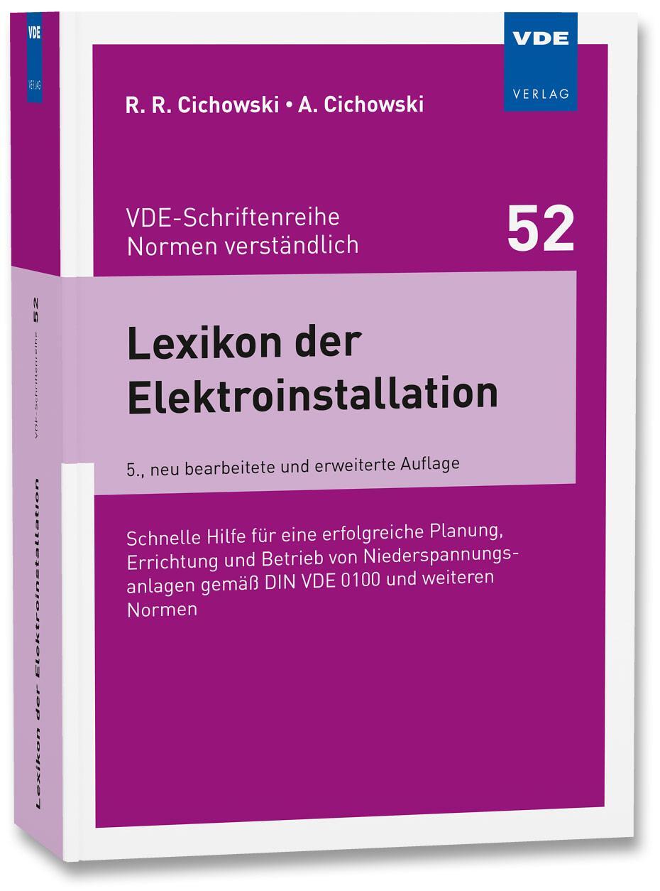 Cover: 9783800751631 | Lexikon der Elektroinstallation | Rolf Rüdiger Cichowski (u. a.)