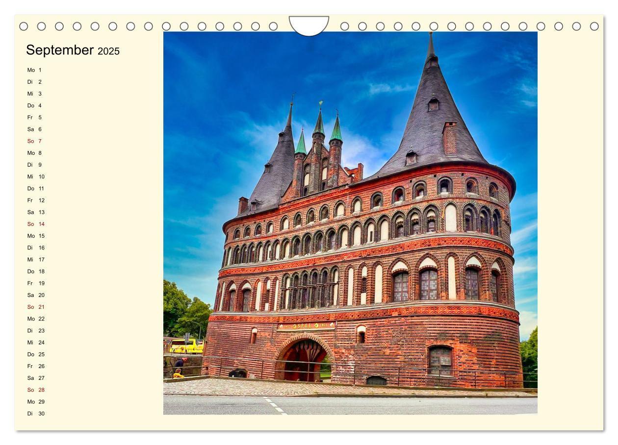 Bild: 9783457168639 | Lübeck, Stadt auf der Insel (Wandkalender 2025 DIN A4 quer),...