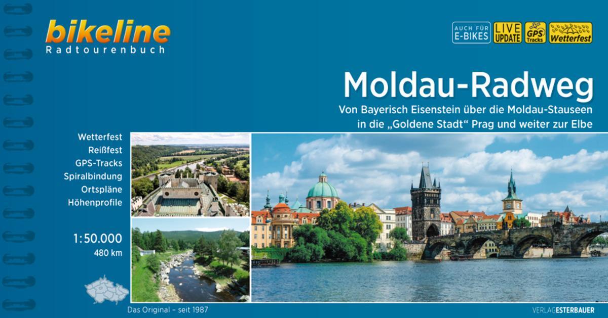 Cover: 9783711101150 | Moldau-Radweg | Esterbauer Verlag | Taschenbuch | Spiralbindung | 2023