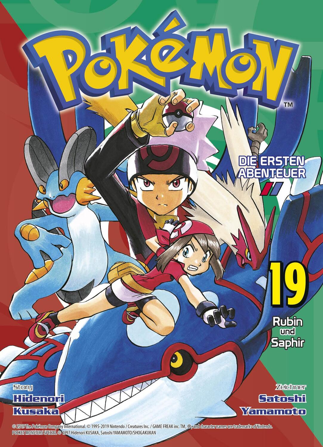 Cover: 9783741611261 | Pokémon - Die ersten Abenteuer | Bd. 19: Rubin und Saphir | Buch