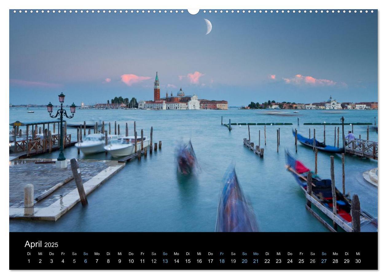 Bild: 9783435564934 | Venedig bei Nacht 2025 (Wandkalender 2025 DIN A2 quer), CALVENDO...