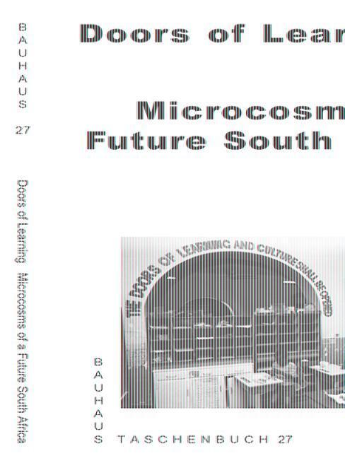 Cover: 9783959057462 | Doors of Learning | Microcosms of a Future South Africa | Dessau