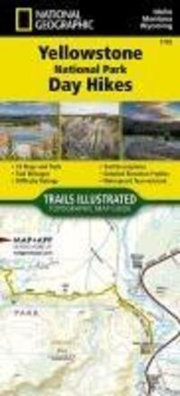 Cover: 9781566958042 | Yellowstone National Park Day Hikes Map | National Geographic Maps