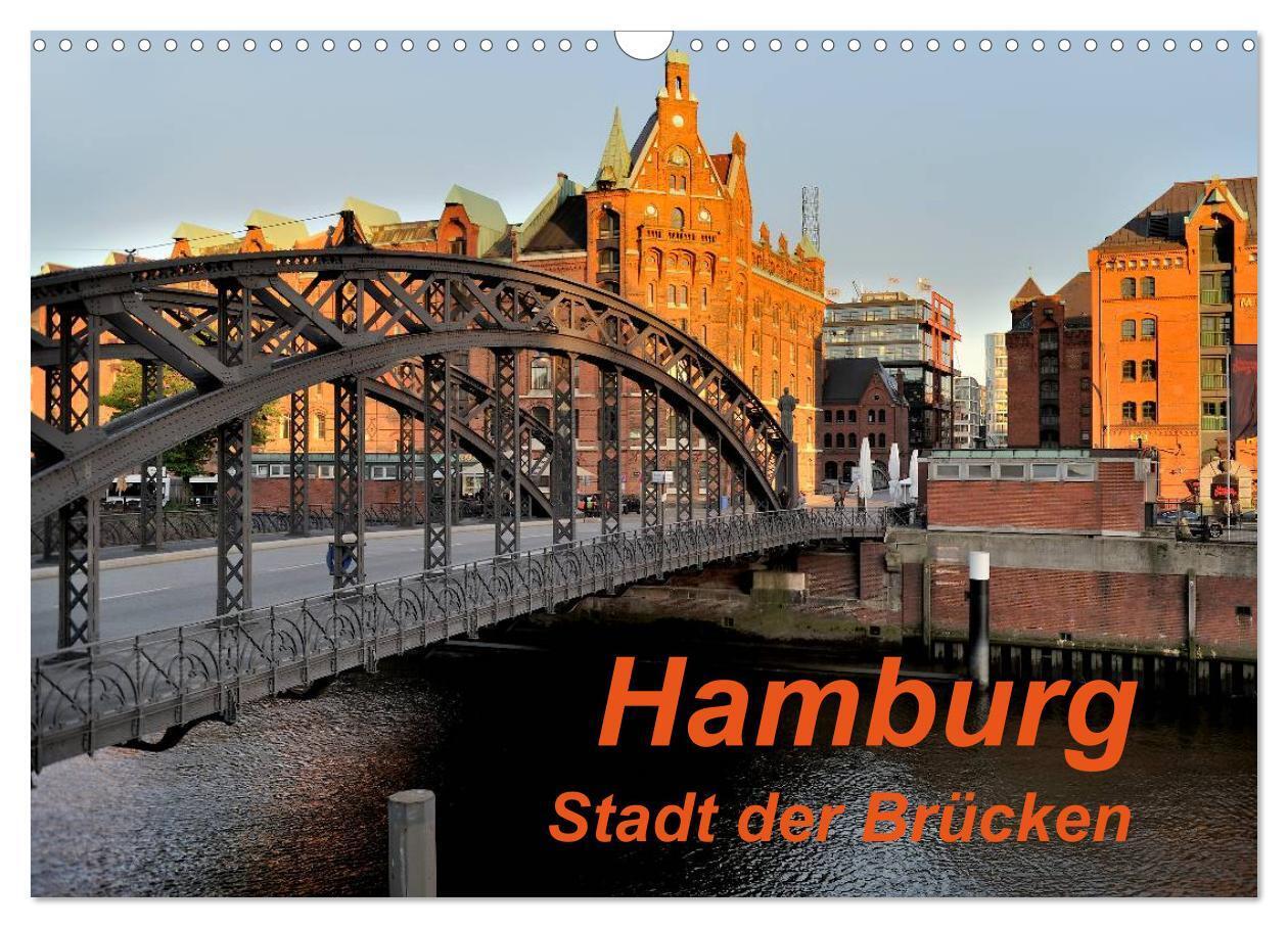 Cover: 9783383364006 | Hamburg. Stadt der Brücken (Wandkalender 2024 DIN A3 quer),...