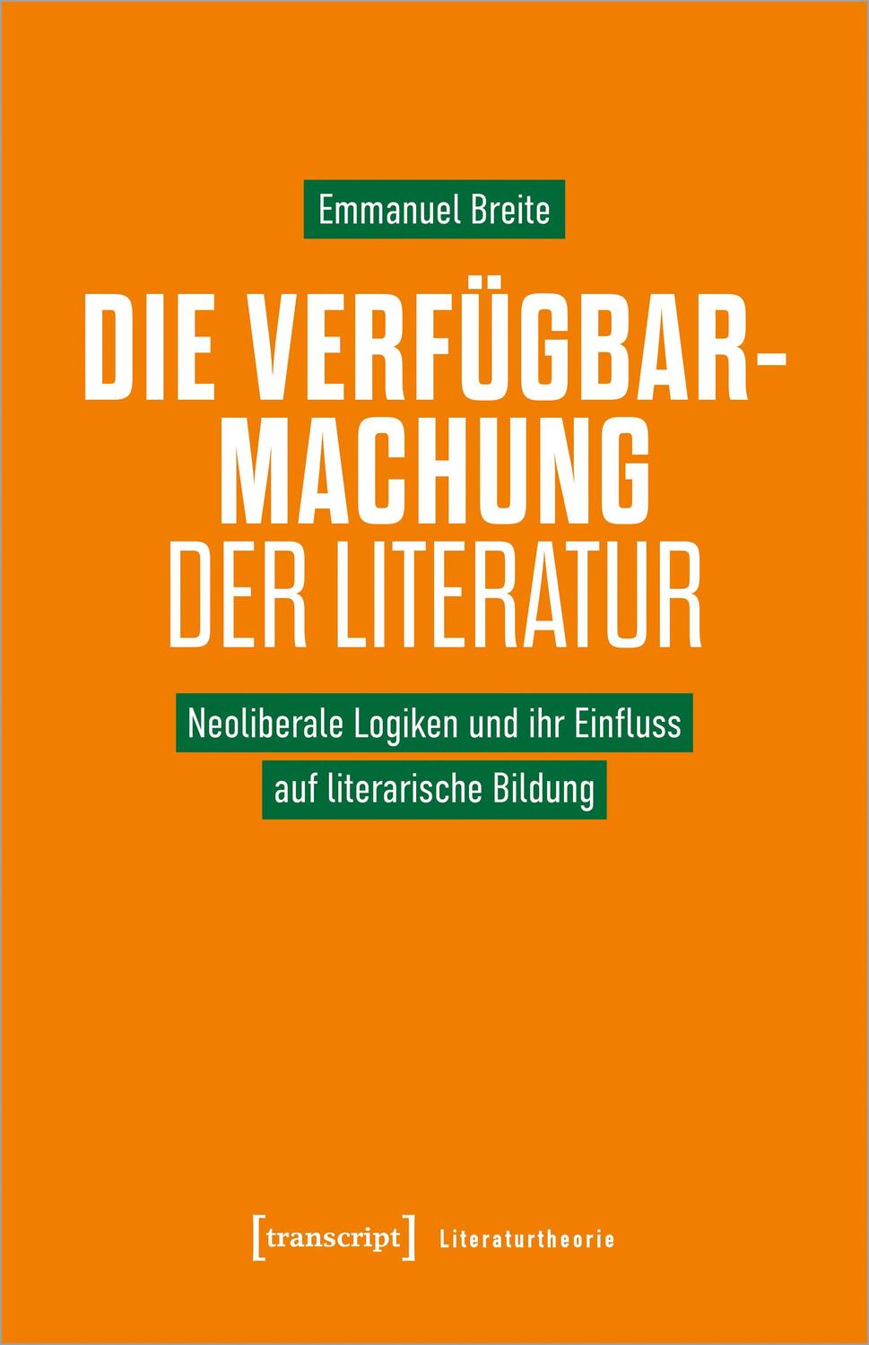 Cover: 9783837667592 | Die Verfügbarmachung der Literatur | Emmanuel Breite | Taschenbuch