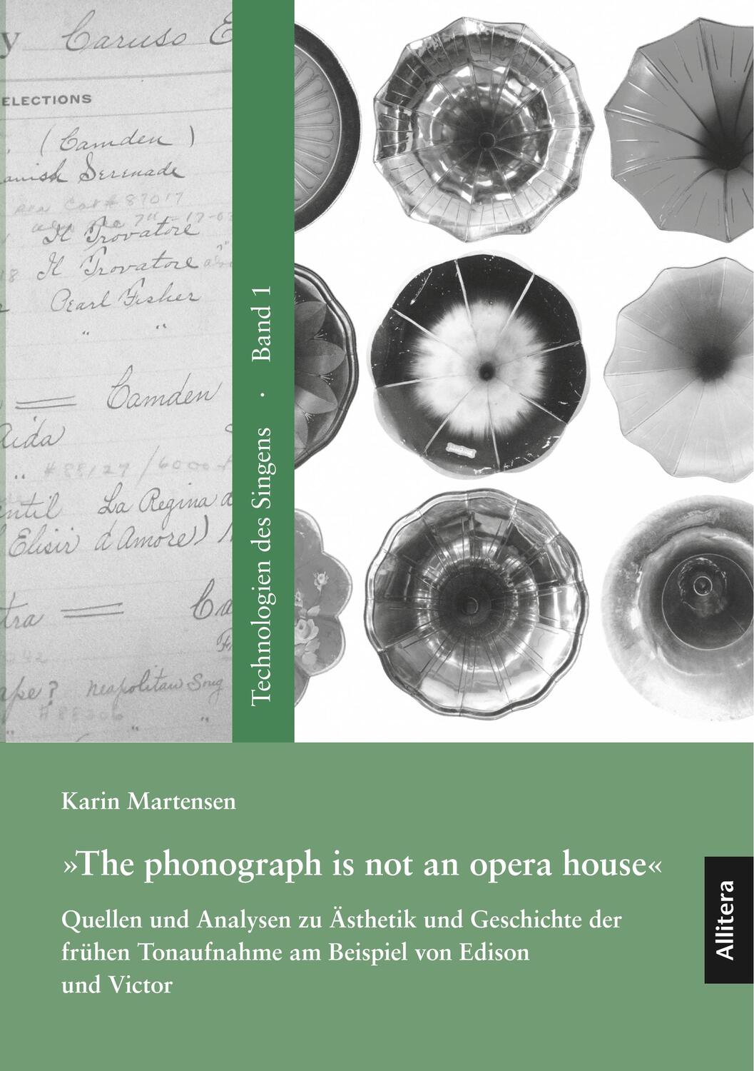 Cover: 9783962331689 | »The phonograph is not an opera house«. | Karin Martensen | Buch