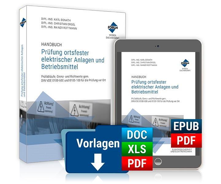 Cover: 9783963146121 | Handbuch Prüfung ortsfester elektrischer Anlagen und Betriebsmittel