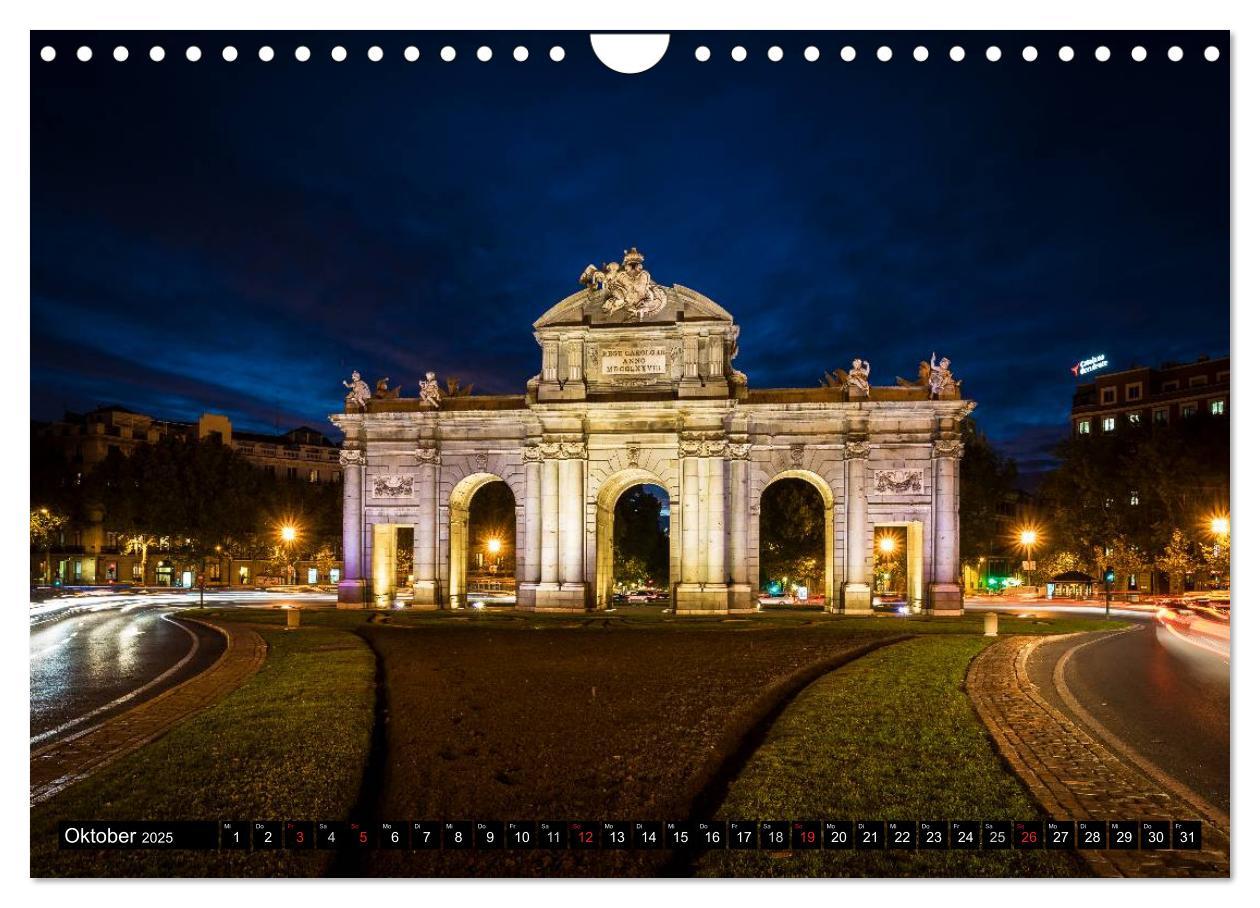 Bild: 9783435517800 | Madrid bei Nacht (Wandkalender 2025 DIN A4 quer), CALVENDO...