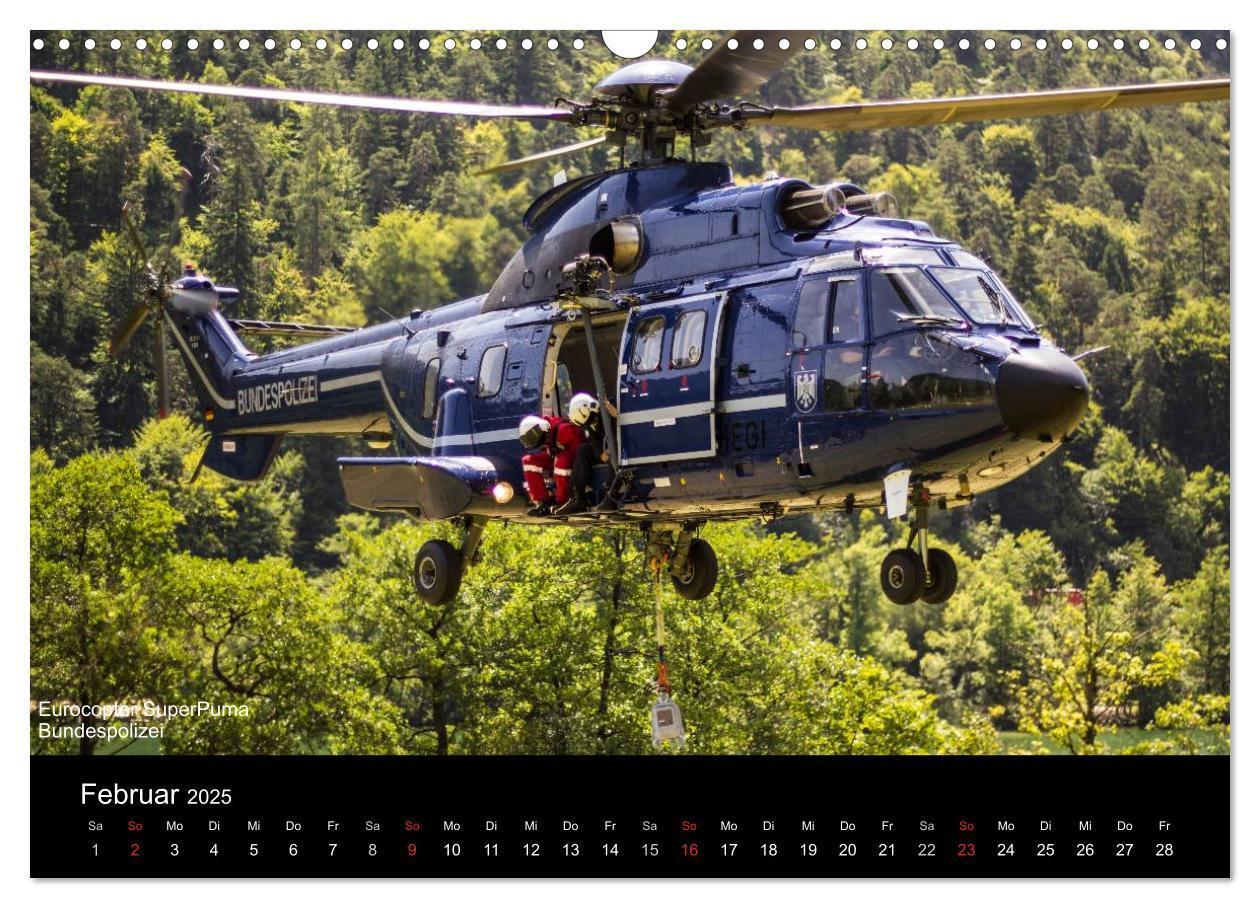 Bild: 9783435785964 | Hubschrauber im Einsatz (Wandkalender 2025 DIN A3 quer), CALVENDO...