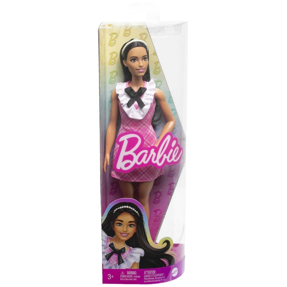 Cover: 194735094233 | Barbie Fashionistas-Puppe mit schwarzem Haar und Karokleid | Stück