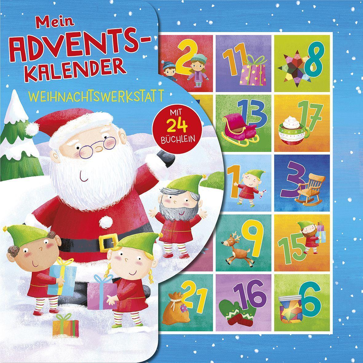 Cover: 9783849929701 | Mein Adventskalender Wichtel-Weihnachtswerkstatt | Valentina Schöttes