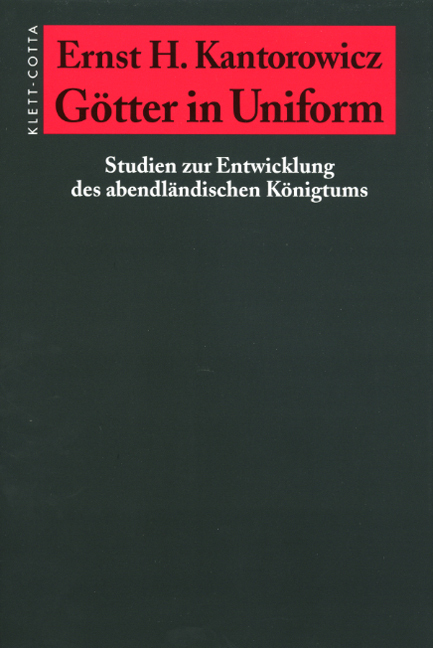 Cover: 9783608912241 | Götter in Uniform | Ernst H. Kantorowicz | Buch | In Ln.-Schuber