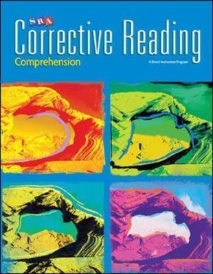 Cover: 9780076111848 | Corrective Reading Comprehension Level B2, Workbook | McGraw Hill