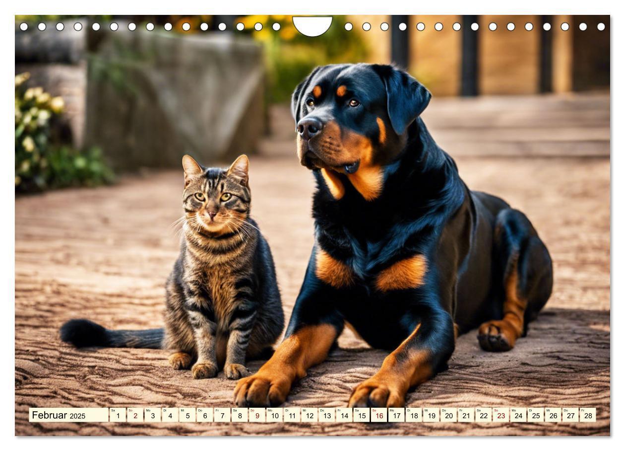 Bild: 9783457128633 | Rottweiler - die Beschützer (Wandkalender 2025 DIN A4 quer),...