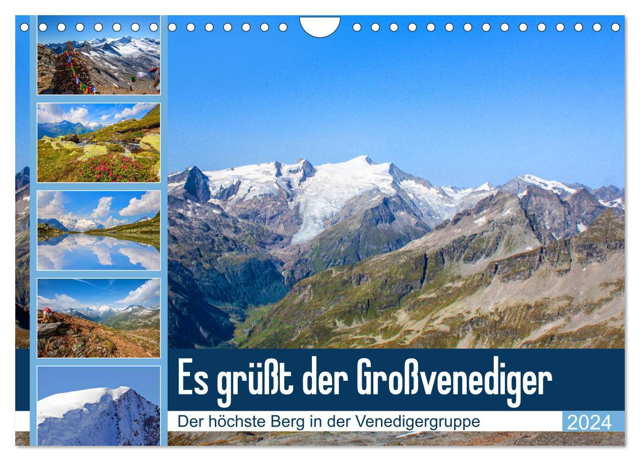 Cover: 9783675809291 | Es grüßt der Großvenediger (Wandkalender 2024 DIN A4 quer),...