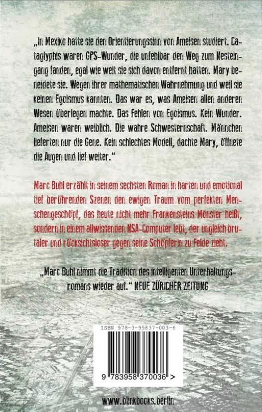 Rückseite: 9783958370043 | Die Auslöschung der Mary Shelley | Marc Buhl | Taschenbuch | Paperback