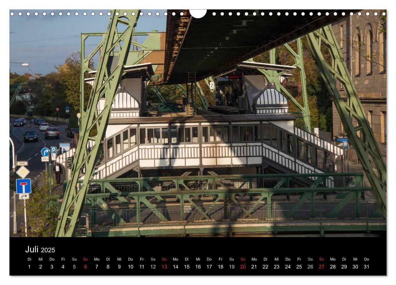 Bild: 9783435527236 | Die Wuppertaler Schwebebahn (Wandkalender 2025 DIN A3 quer),...