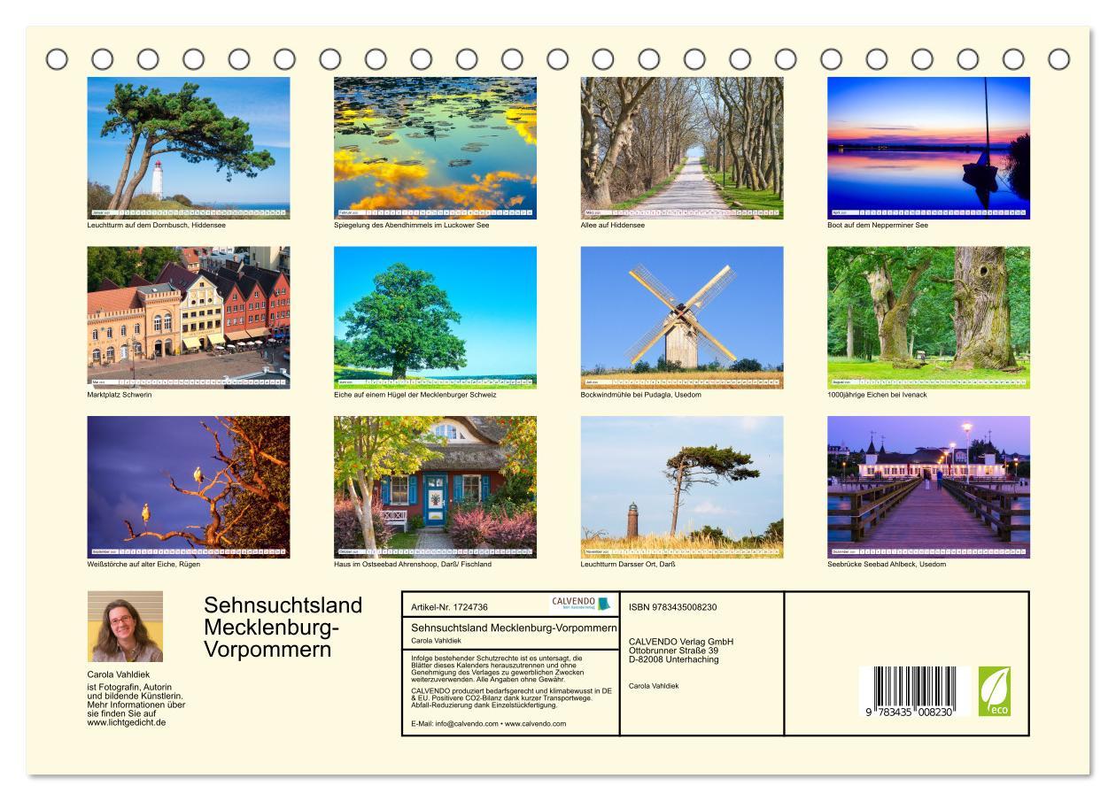 Bild: 9783435008230 | Sehnsuchtsland Mecklenburg-Vorpommern (Tischkalender 2025 DIN A5...