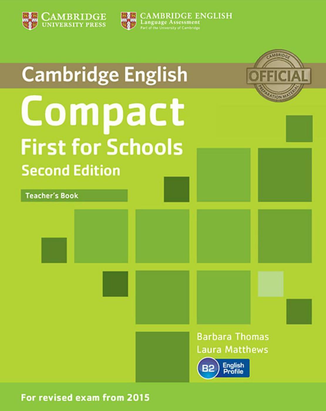 Cover: 9783125351943 | Compact First for Schools - Second edition. Teacher's Book | Buch