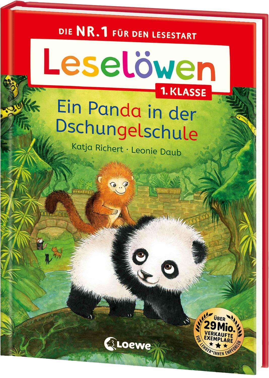Cover: 9783743206618 | Leselöwen 1. Klasse - Ein Panda in der Dschungelschule | Katja Richert