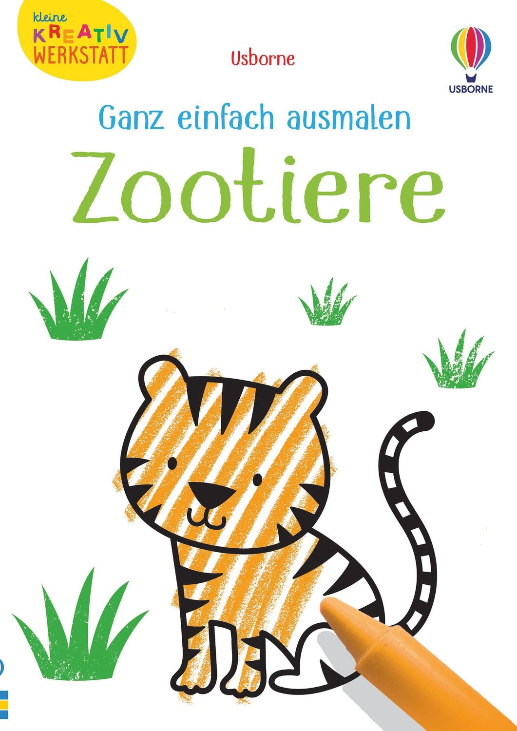 Cover: 9781789415391 | Kleine Kreativ-Werkstatt - Ganz einfach ausmalen: Zootiere | Robson