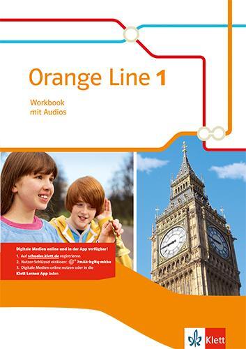 Cover: 9783125482814 | Orange Line 1. Workbook mit Klett Lernen APP. Ausgabe 2014 | Bundle