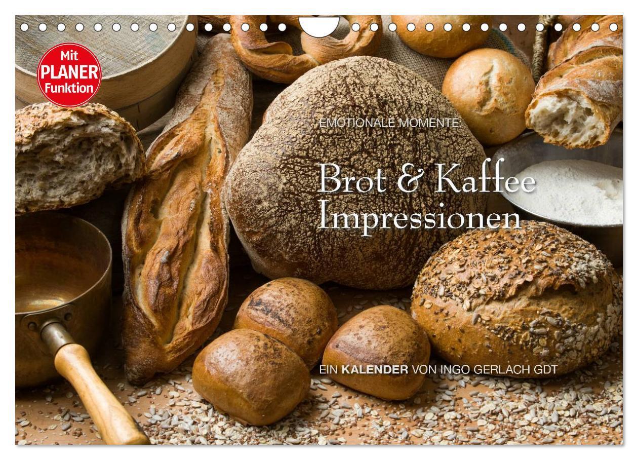 Cover: 9783383468216 | Brot und Kaffee Impressionen 2024 (Wandkalender 2024 DIN A4 quer),...