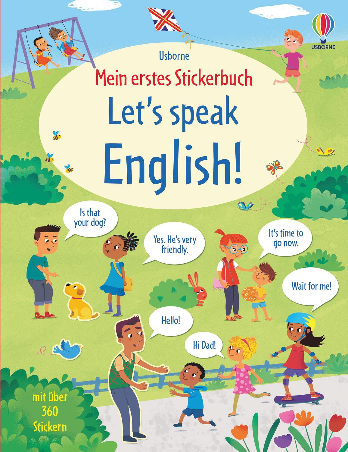 Cover: 9781789415421 | Mein erstes Stickerbuch: Let's speak English! | Mairi Mackinnon | Buch