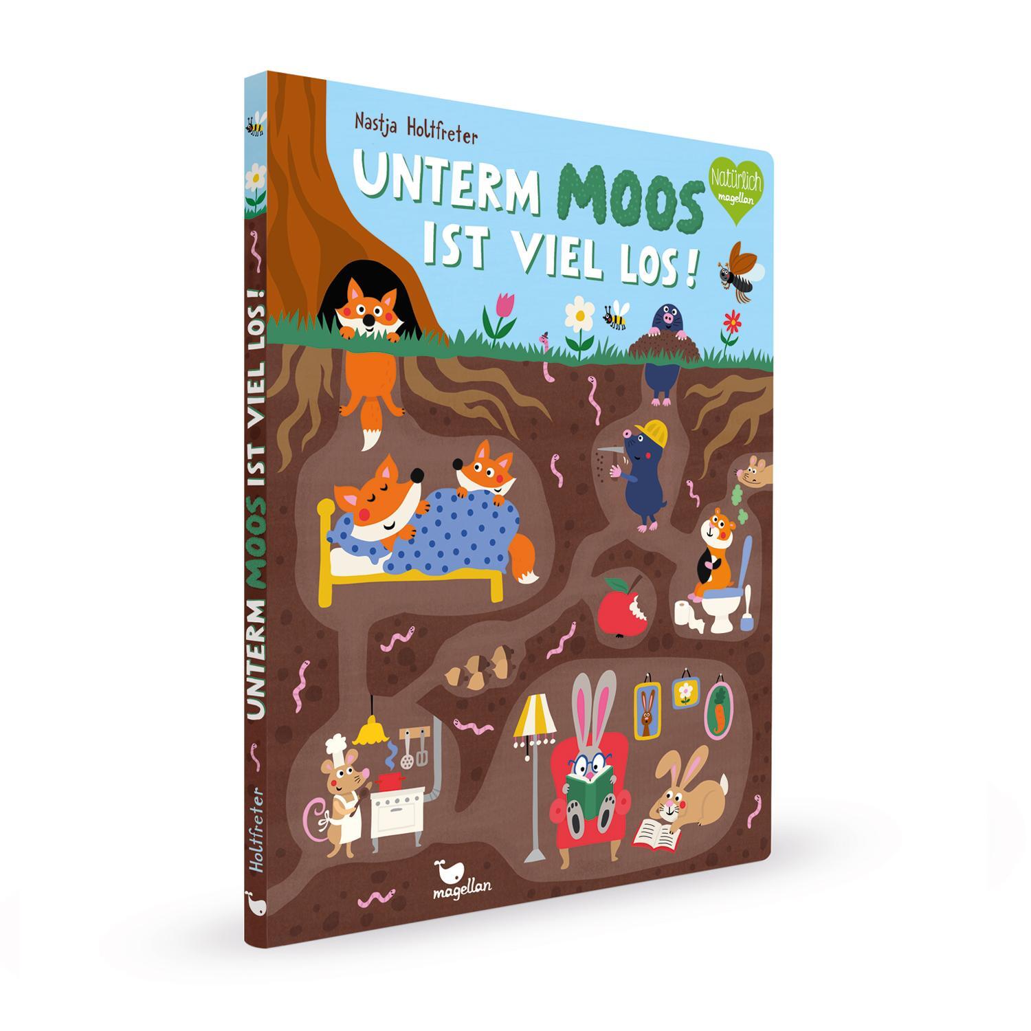 Bild: 9783734815522 | Unterm Moos ist viel los! | Nastja Holtfreter | Buch | 16 S. | Deutsch