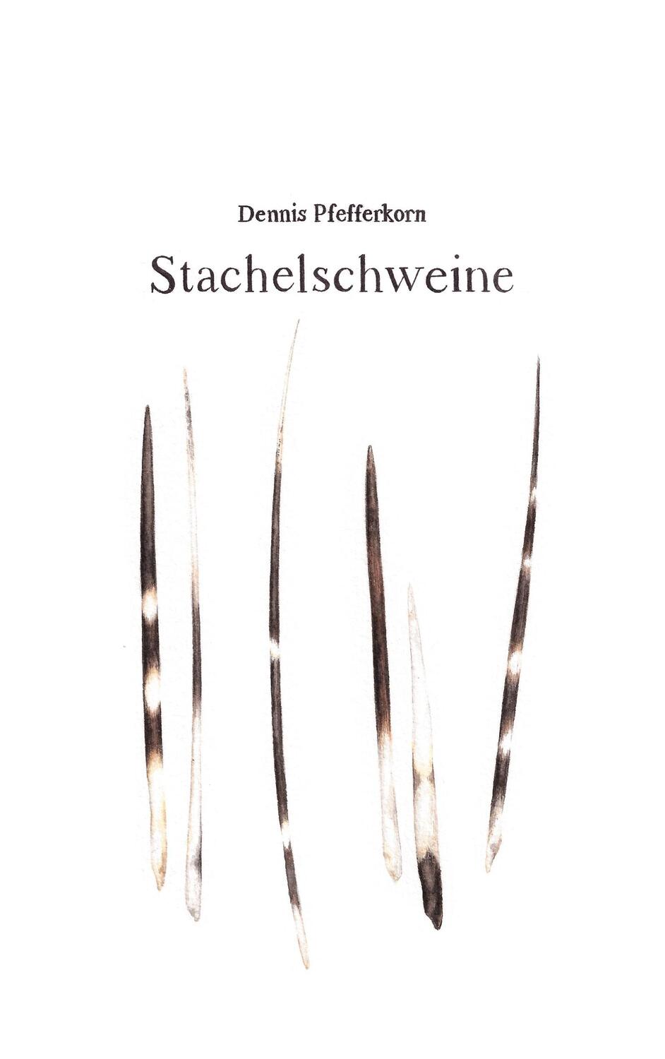 Cover: 9783750431287 | Stachelschweine | 15 Erzählungen | Dennis Pfefferkorn | Taschenbuch