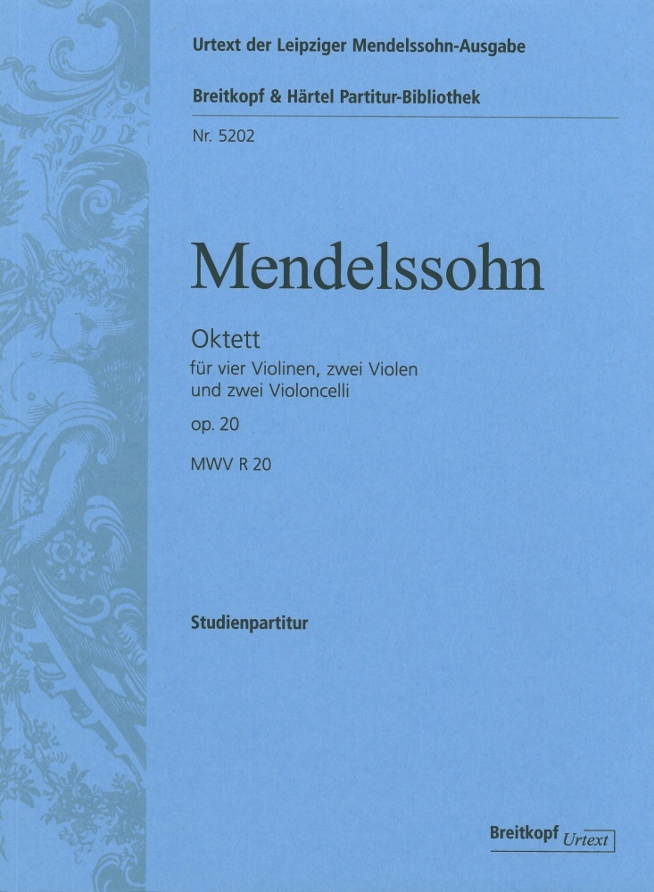 Cover: 9790004211854 | Oktett op. 20 | Felix Mendelssohn Bartholdy | Breitkopf Urtext Edition