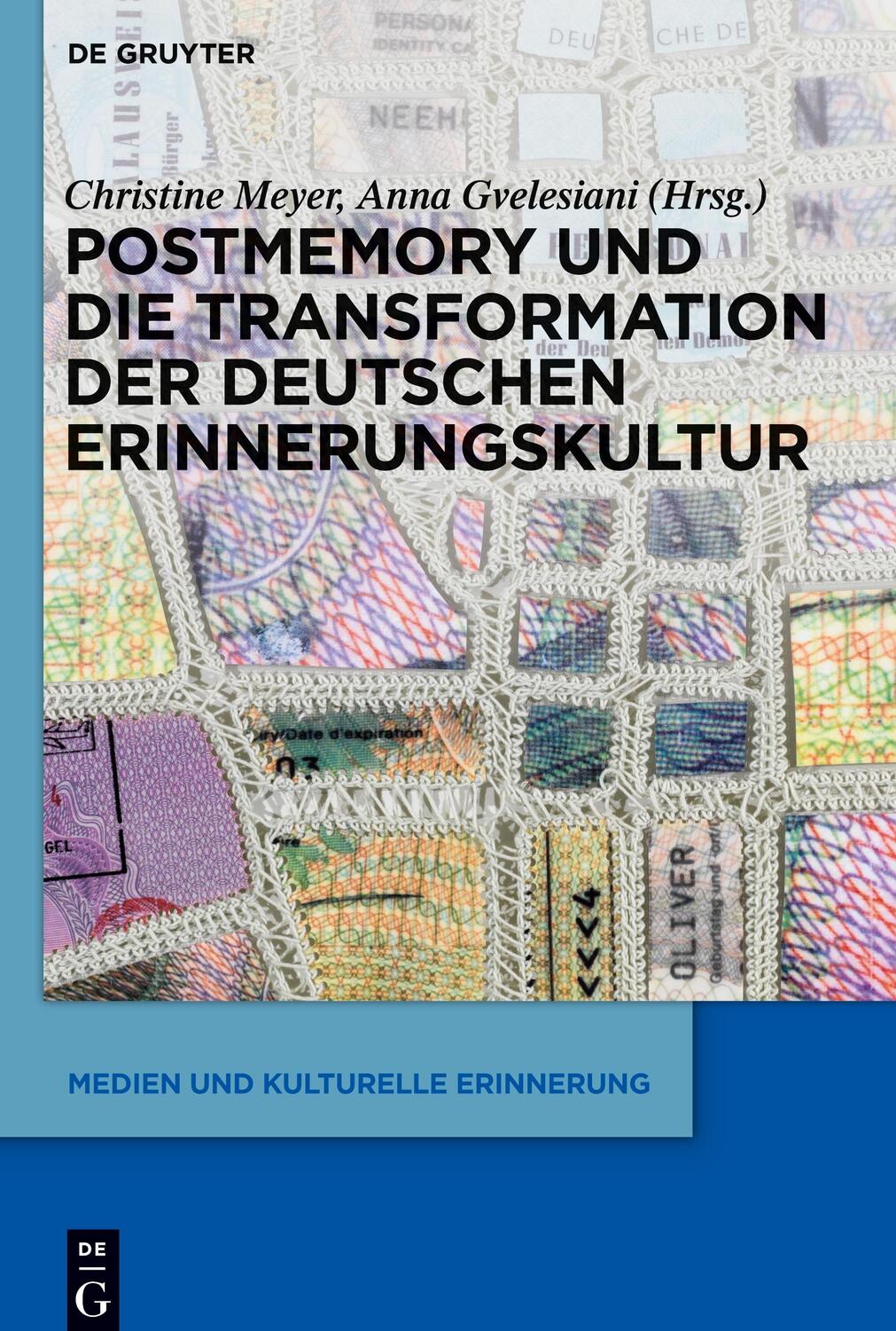 Cover: 9783110783780 | Postmemory und die Transformation der deutschen Erinnerungskultur | X