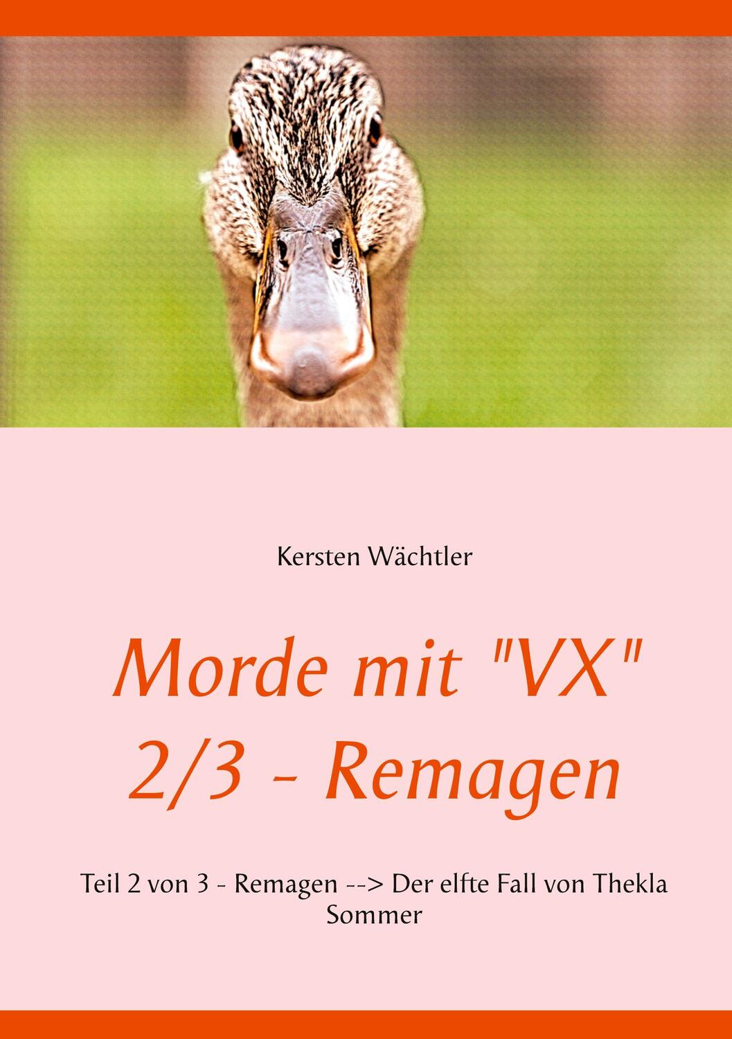 Cover: 9783752625479 | Morde mit "VX" 2/3 - Remagen | Kersten Wächtler | Taschenbuch