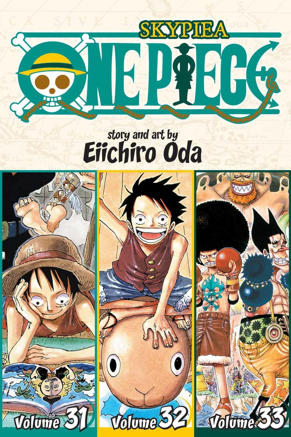 Cover: 9781421555058 | One Piece (Omnibus Edition), Vol. 11 | Includes vols. 31, 32 & 33