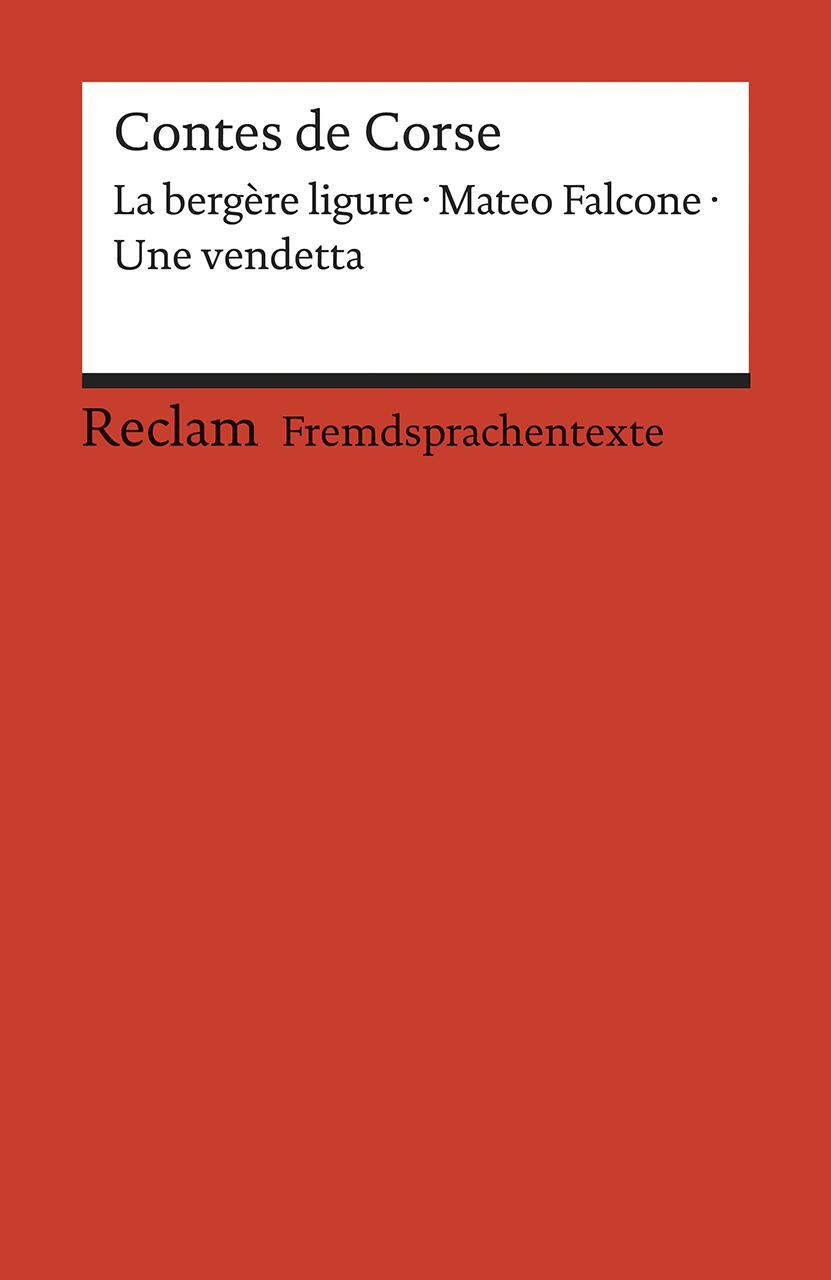 Cover: 9783150199534 | Contes de Corse | Guy de Maupassant (u. a.) | Taschenbuch | Deutsch