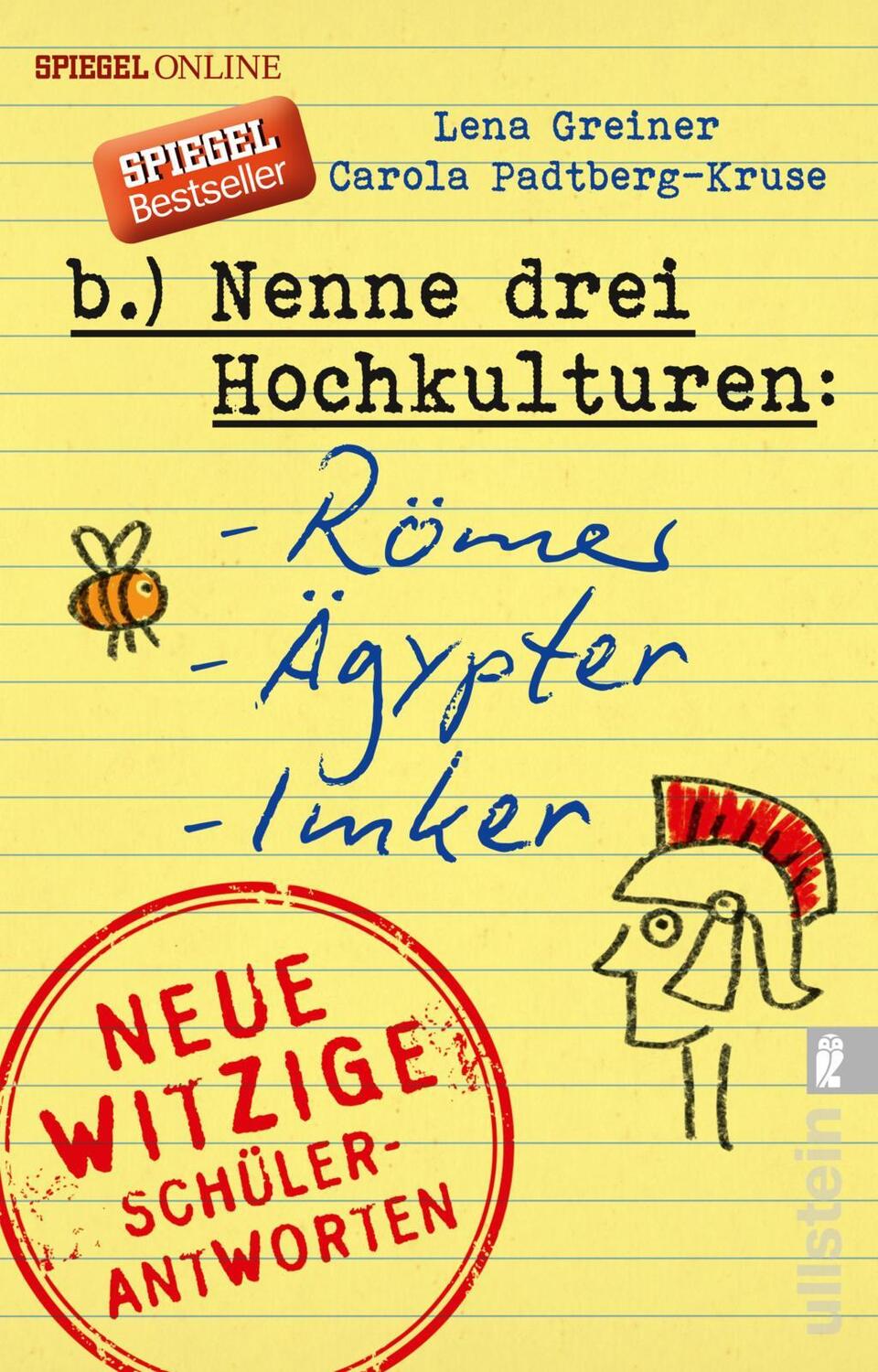 Cover: 9783548376653 | Nenne drei Hochkulturen: Römer, Ägypter, Imker | Lena Greiner (u. a.)