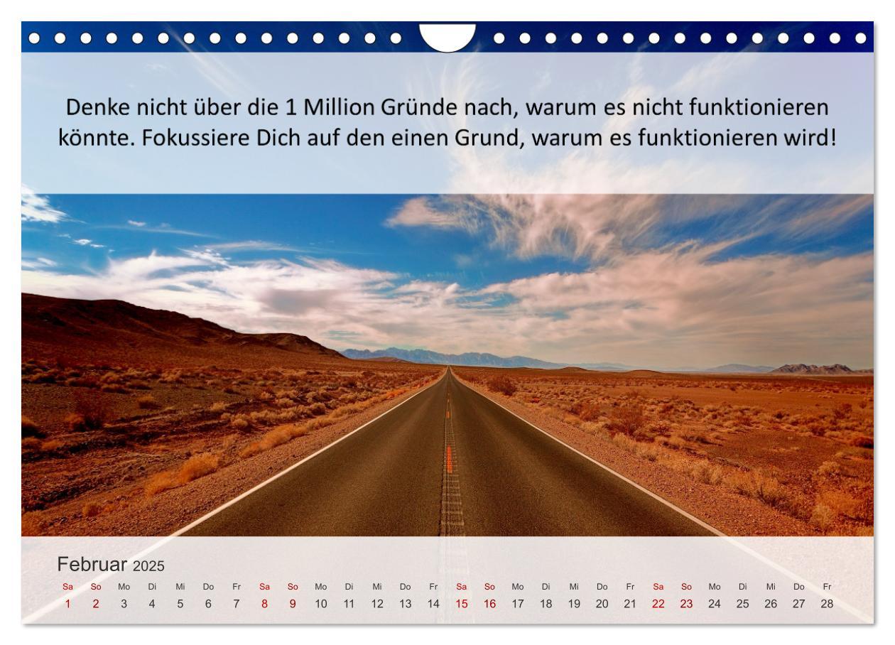 Bild: 9783435020232 | Motivationssprüche Erfolgsweg (Wandkalender 2025 DIN A4 quer),...