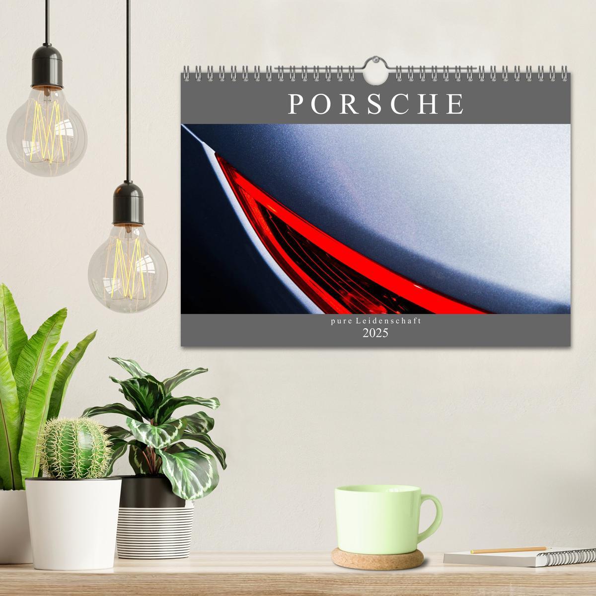 Bild: 9783435374687 | Porsche - pure Leidenschaft (Wandkalender 2025 DIN A4 quer),...