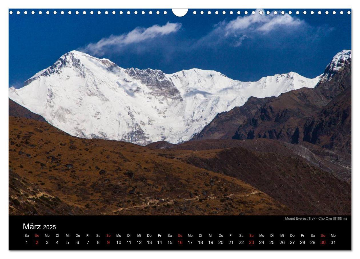 Bild: 9783435810475 | Mount Everest Trek (Wandkalender 2025 DIN A3 quer), CALVENDO...