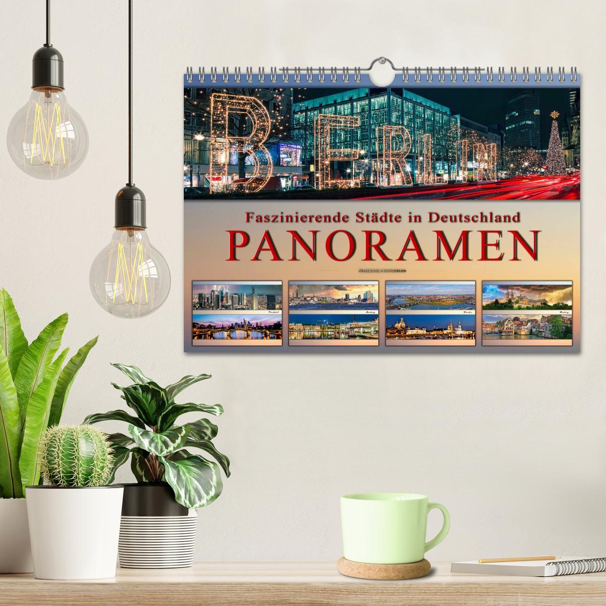 Bild: 9783435134465 | Faszinierende Städte in Deutschland - Panoramen (Wandkalender 2025...