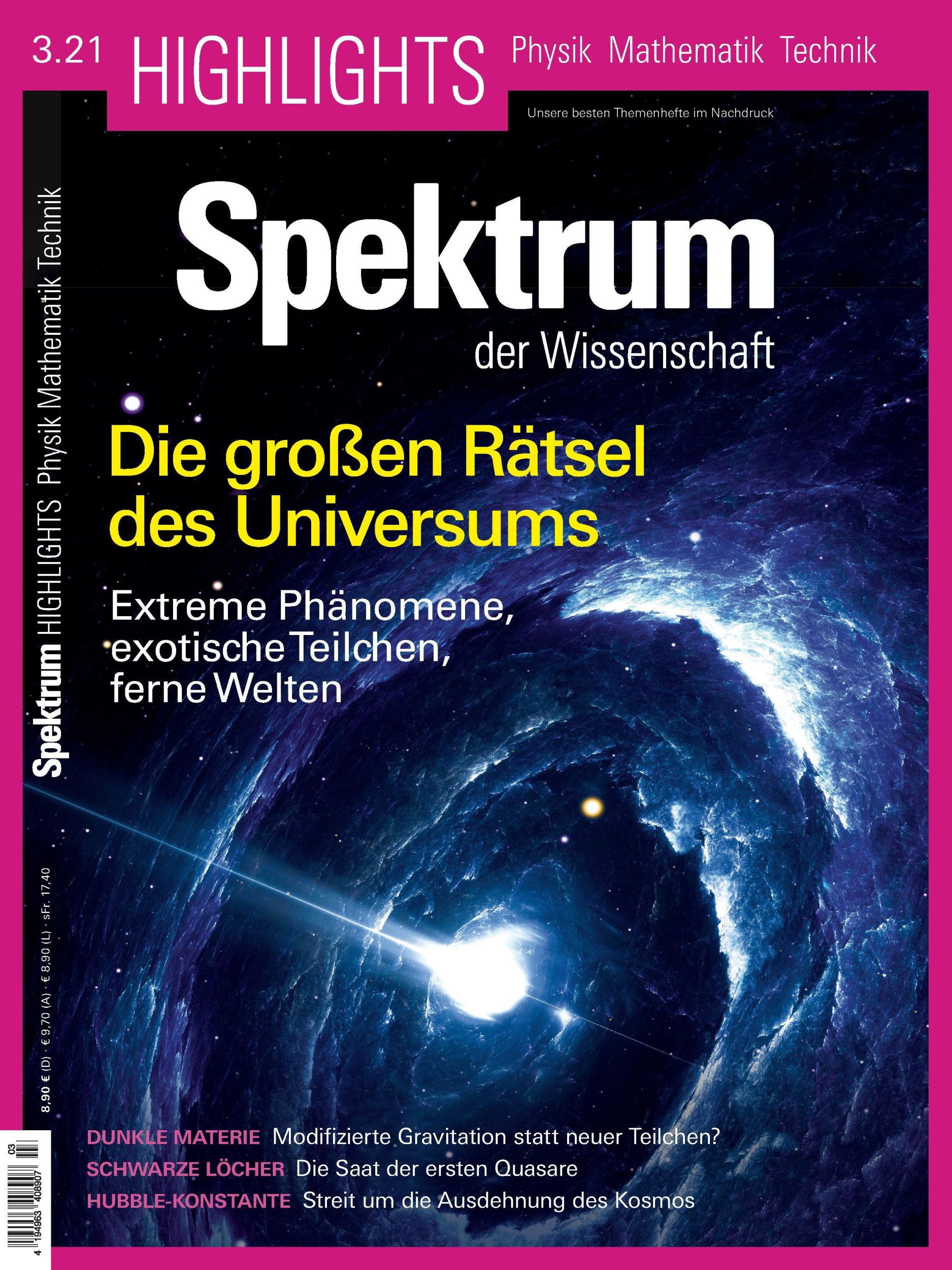 Cover: 9783958925250 | Die großen Rätsel des Universums | Spektrum der Wissenschaft | Buch