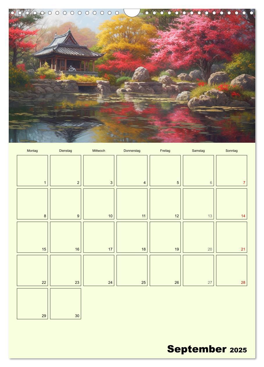 Bild: 9783435869381 | Im japanischen Garten. Zauberhafte Illustrationen (Wandkalender...