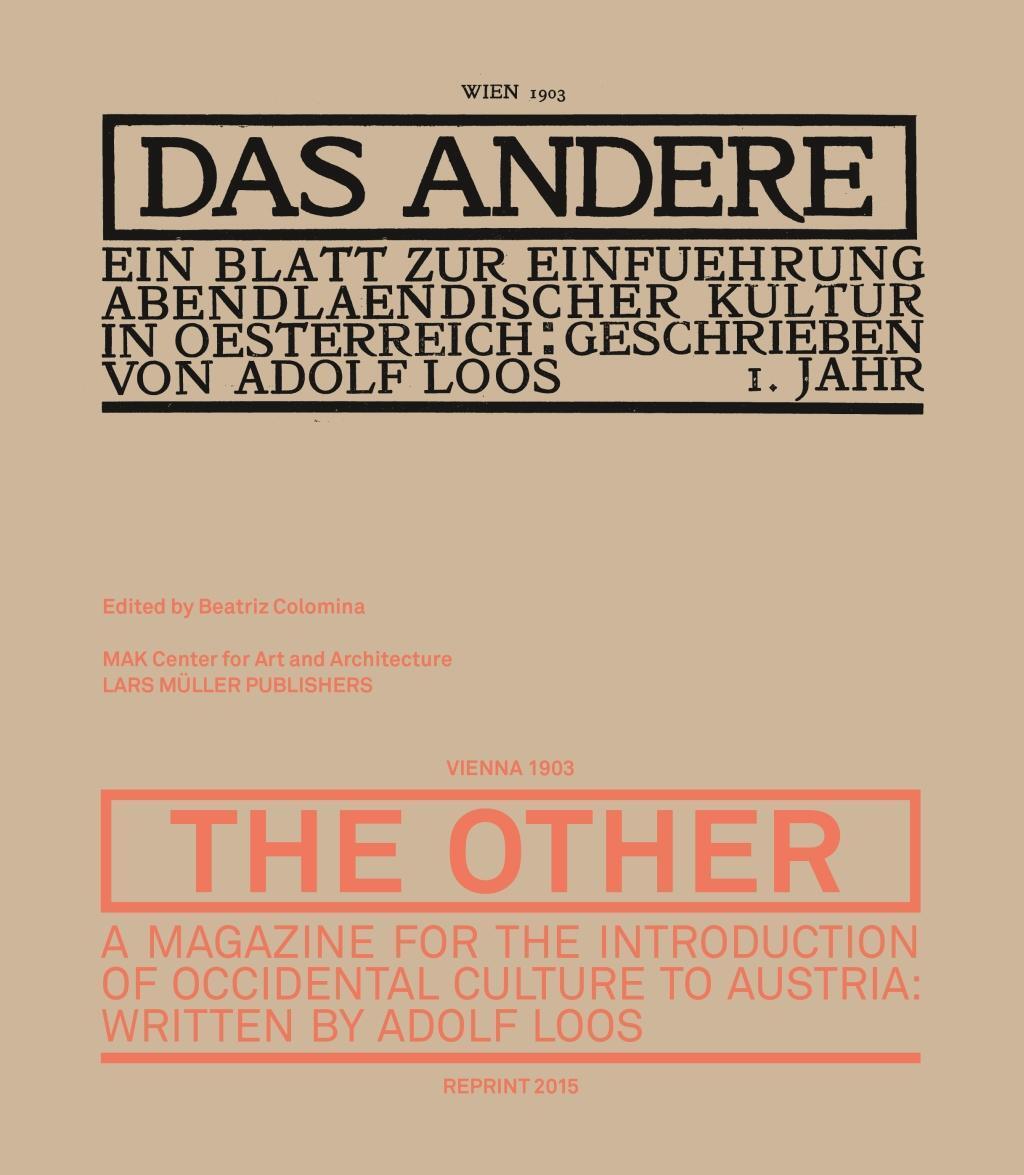 Cover: 9783037784815 | Das Andere | Adolf Loos | Taschenbuch | 36 S. | Deutsch | 2016