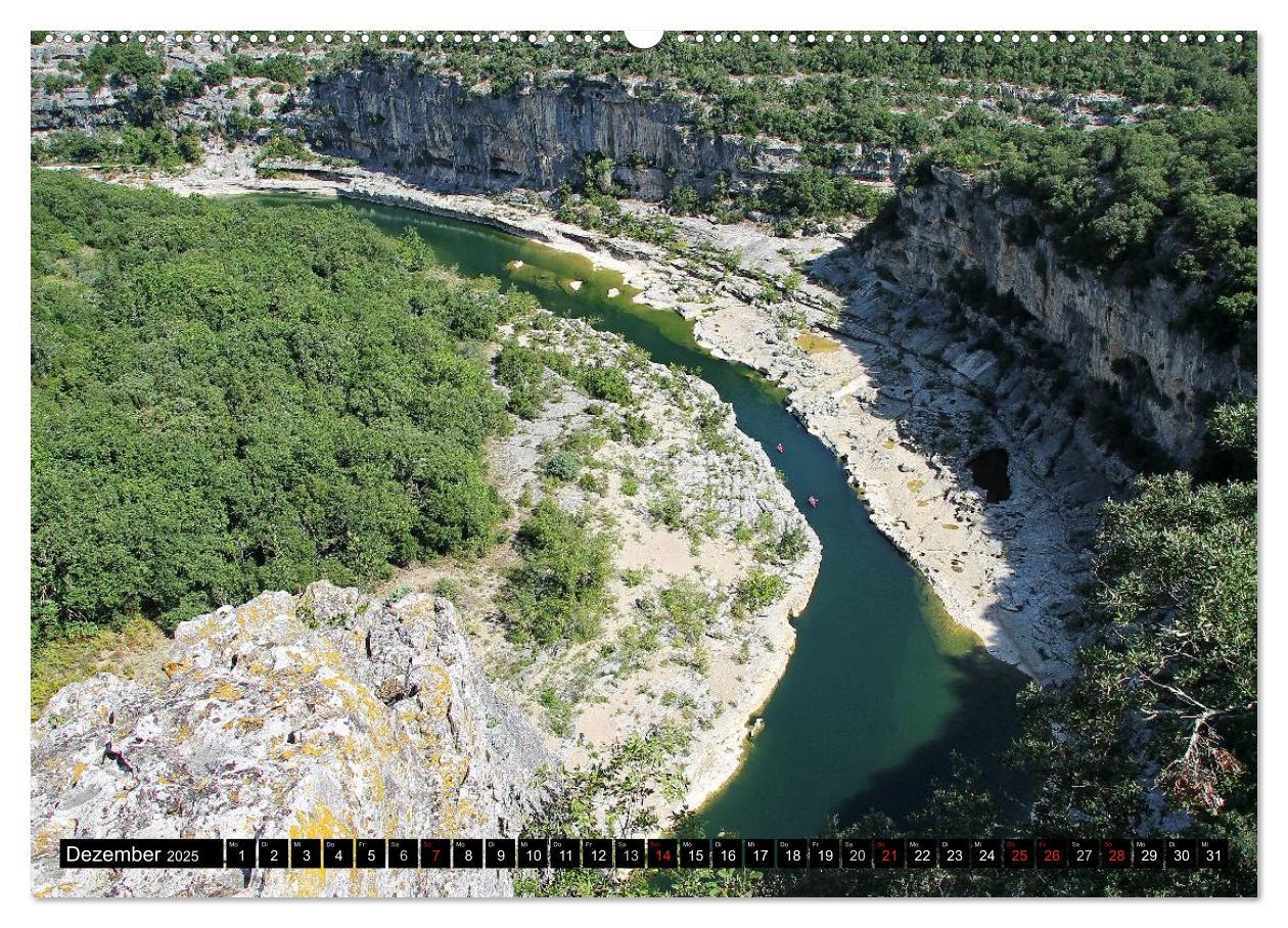 Bild: 9783435532636 | Ardèche, Grand Canyon Europas (Wandkalender 2025 DIN A2 quer),...